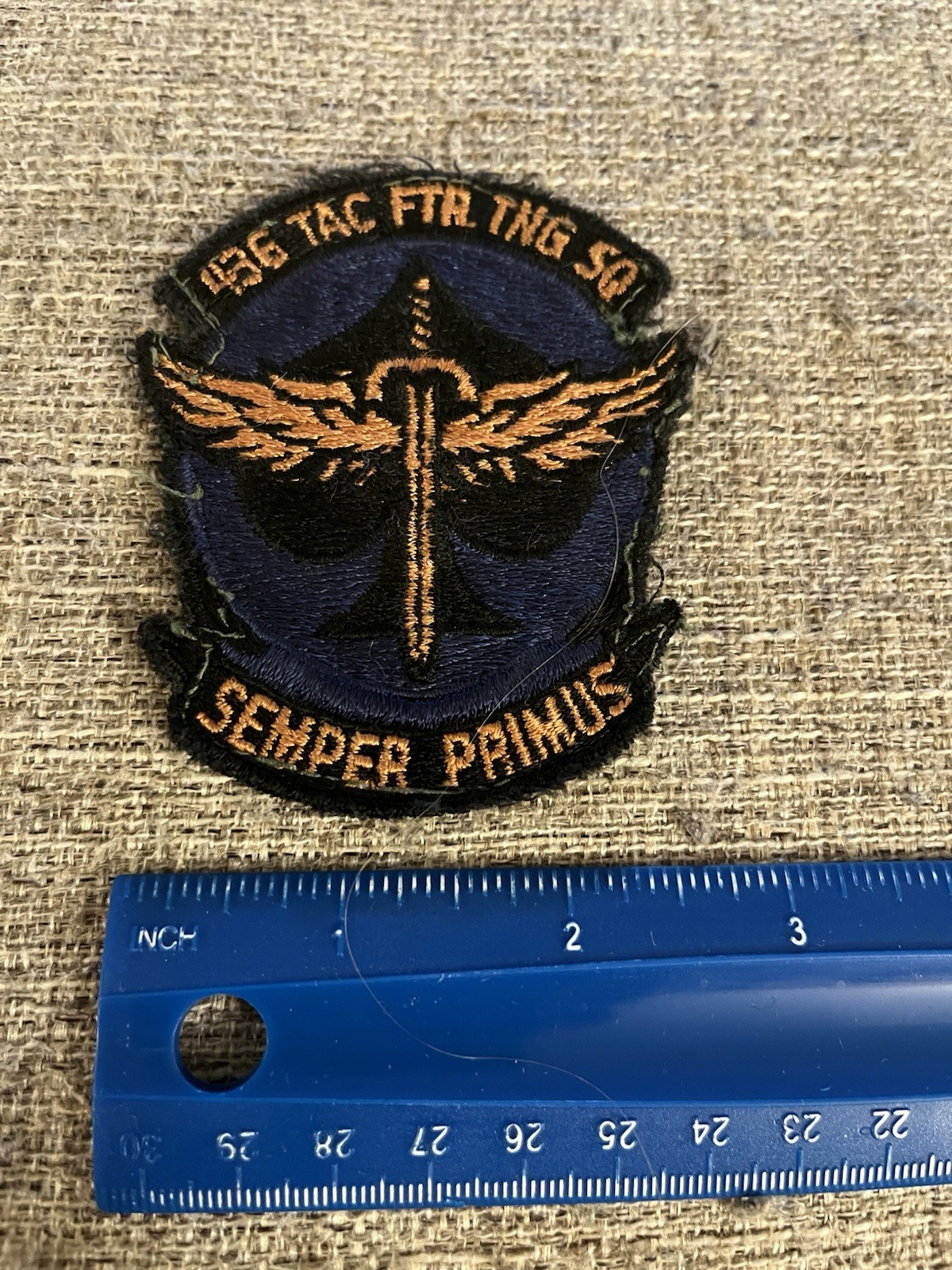USAF 436th Tactical Fighter Training Vintage Patch 436 US Air Force