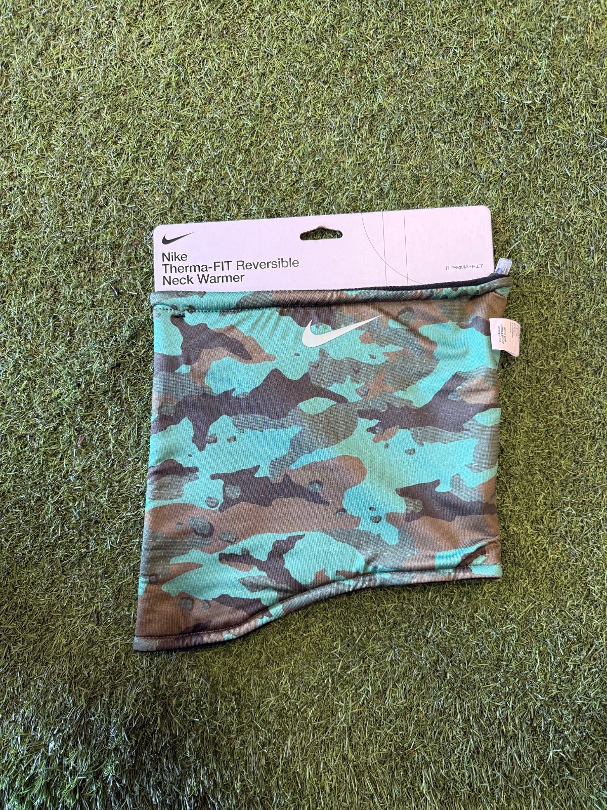 Nike Therma-FIT Reversible Camoflauge Logo Neck Warmer - Camo/Black