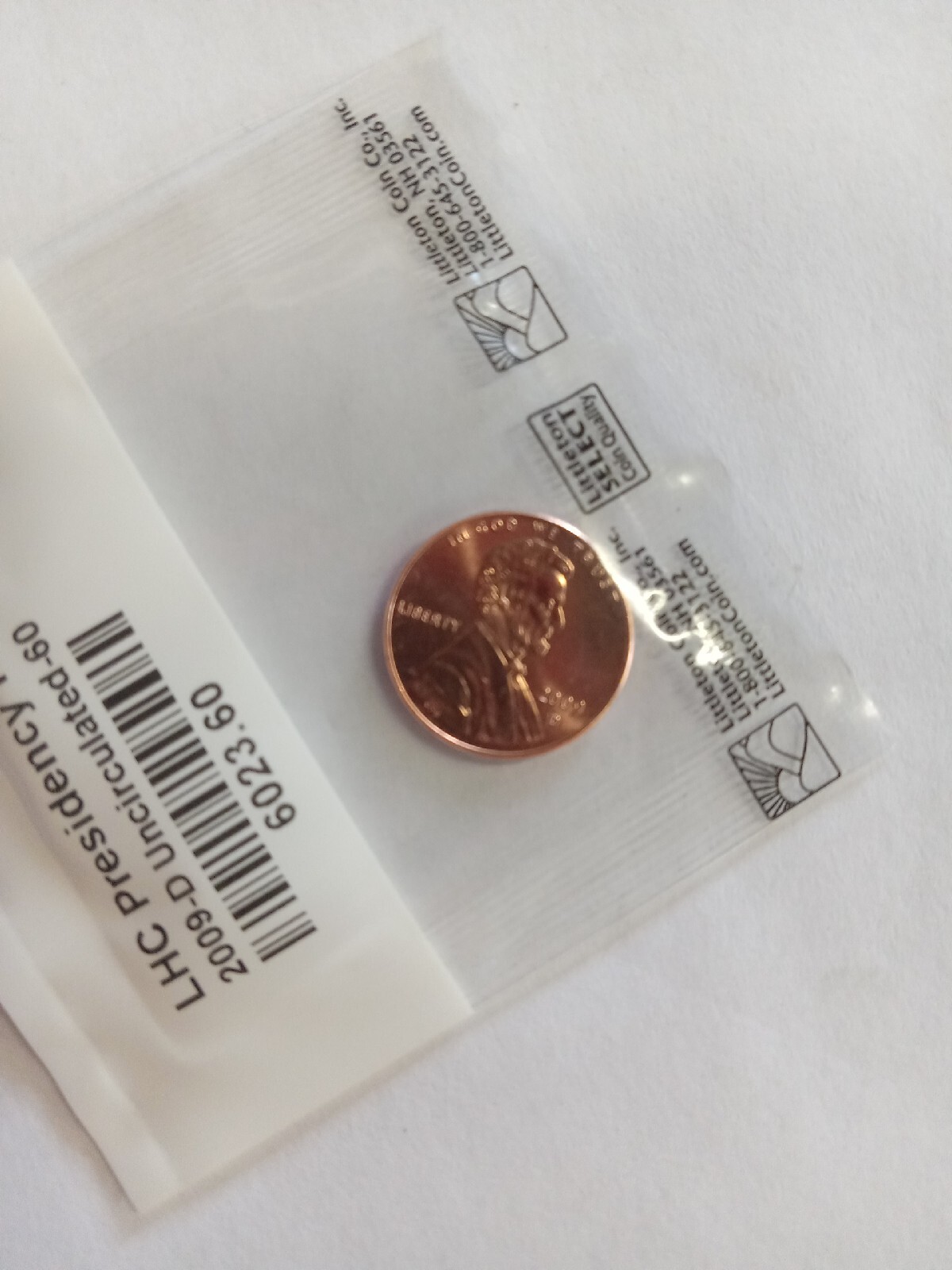 Two 2 2018-D, 2009-D Uncirculated Lincoln Head Cents