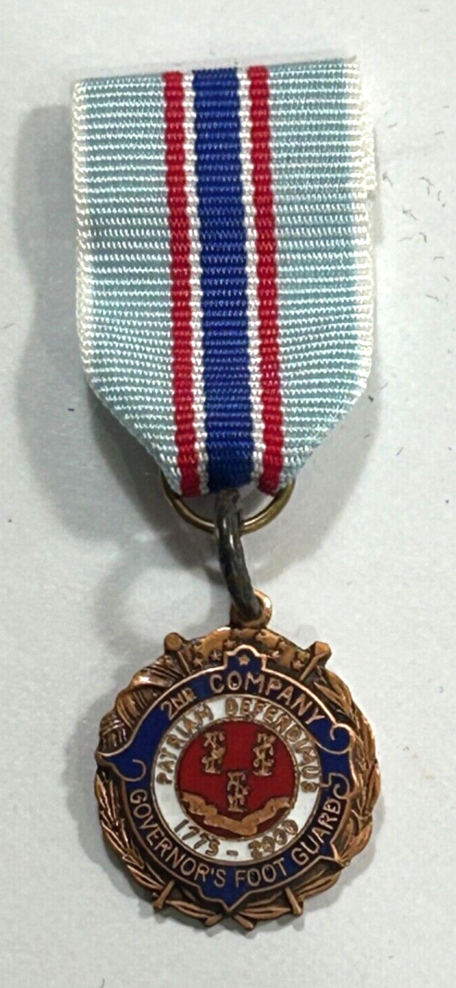 2nd Company Governor's Foot Guard Of Connecticut Miniature Medal