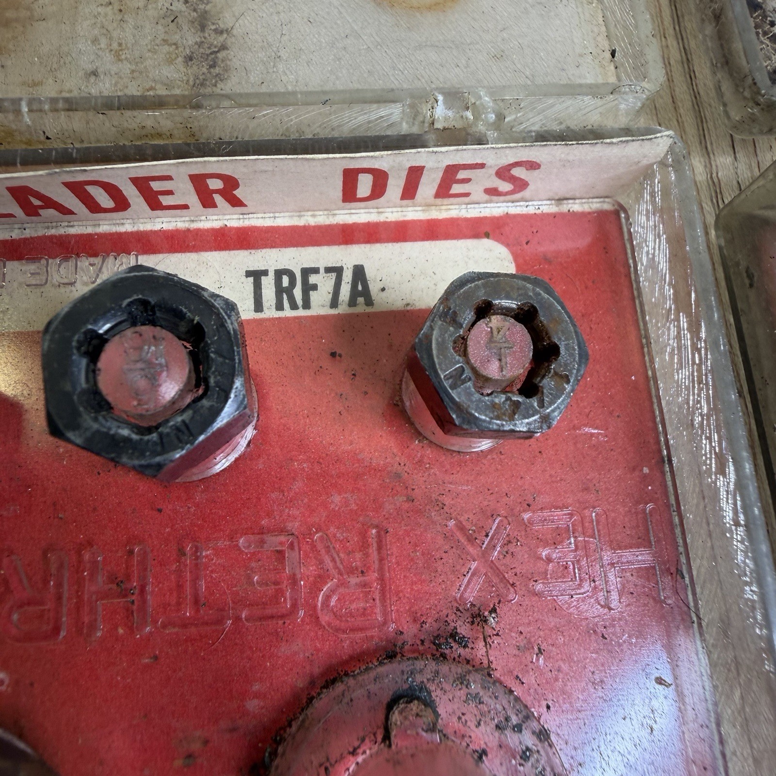 VTG SNAP ON TRF7A & TRC7A RE-THREADER DIE SETS SAE & HEX COURSE & FINE