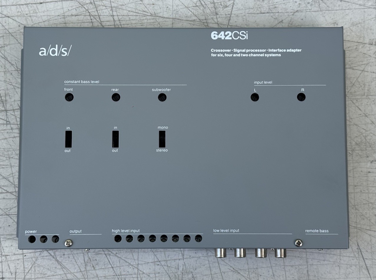 a/d/s/ 642CSi 6 Channel Crossover New No Box