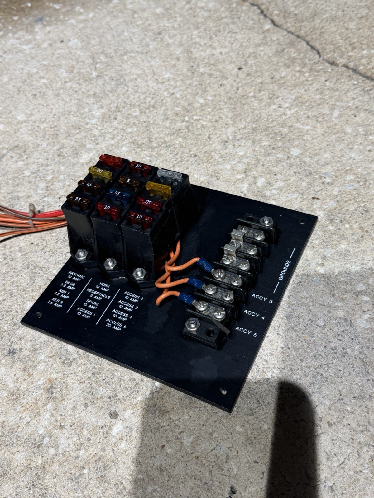 Key West Bay Reef 196 Fuse Block Electrical Panel OEM