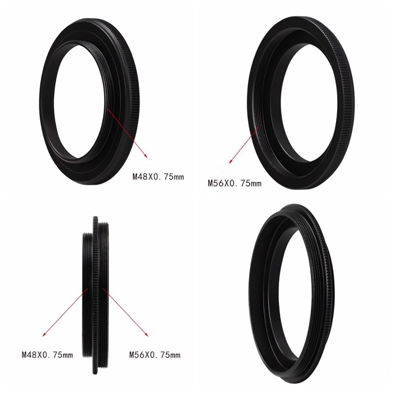 1PC Adapter Ring M42*0.75/M56*0.75/ M48*0.75 Thread for Astronomical Telescope