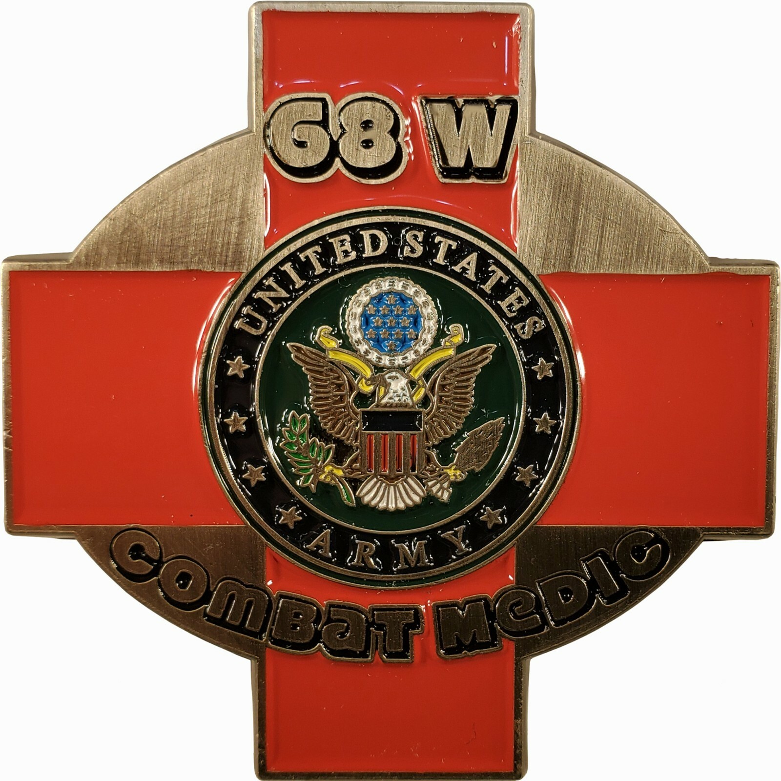 US Army Combat Medic Challenge Coin 68W 2" OCPM 143
