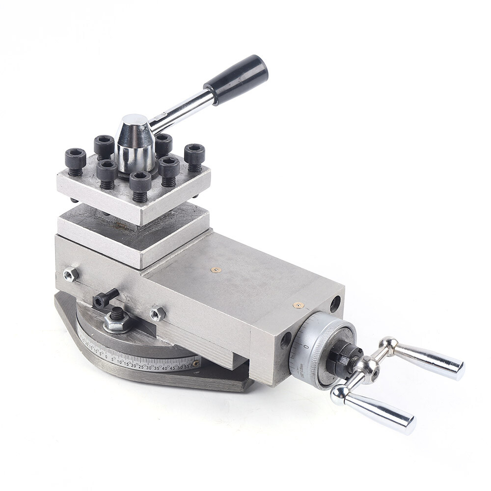 AT300 Lathe Tool Post Assembly Metal Lathe Machine Tools Holder 80mm Universal