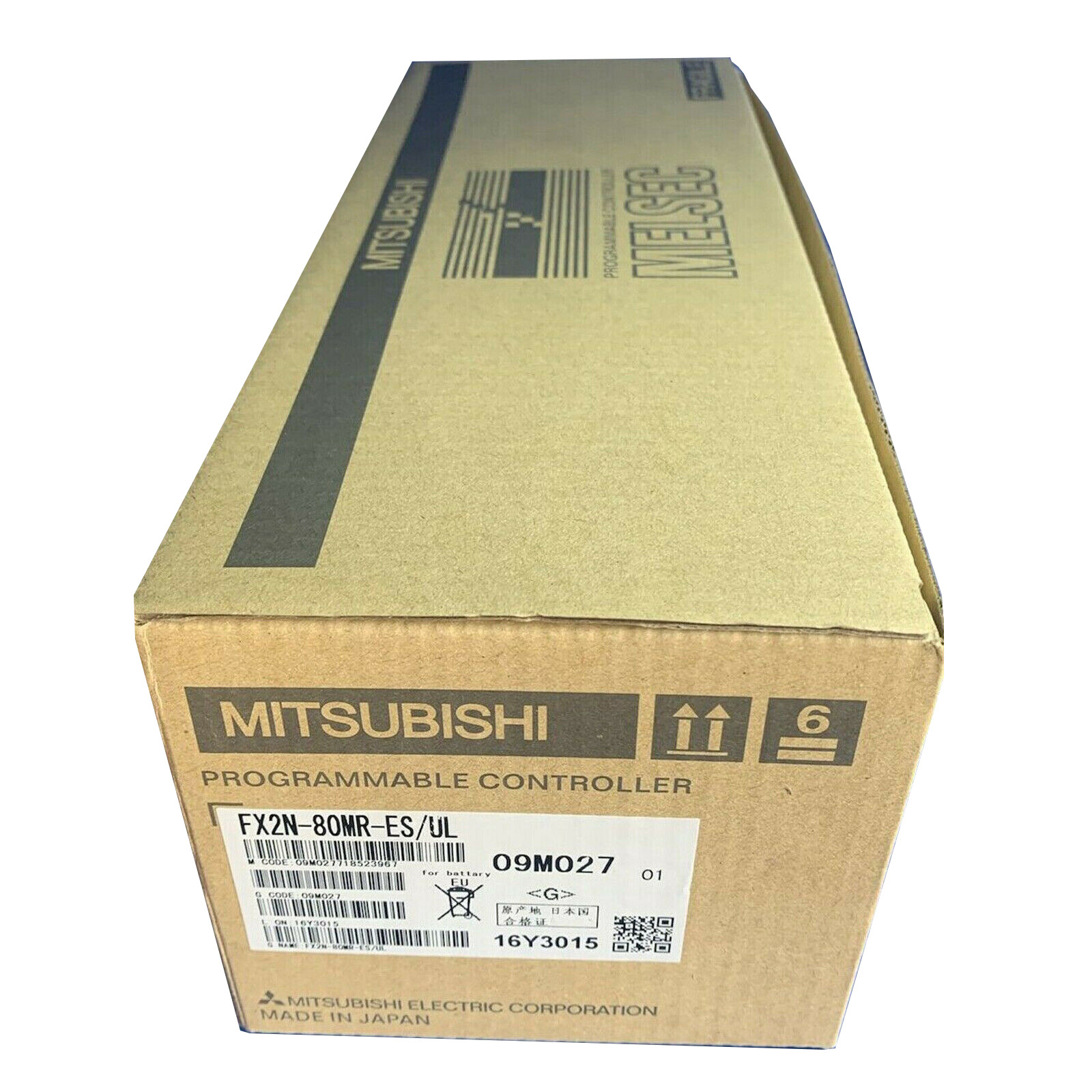 1PCS Mitsubishi Melsec FX2N-80MR-ES/UL Programmable Logic Controller NEW