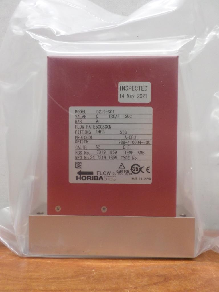 Horiba Stec D219-SCT Gas AR 500 SCCM Mass Flow Controller