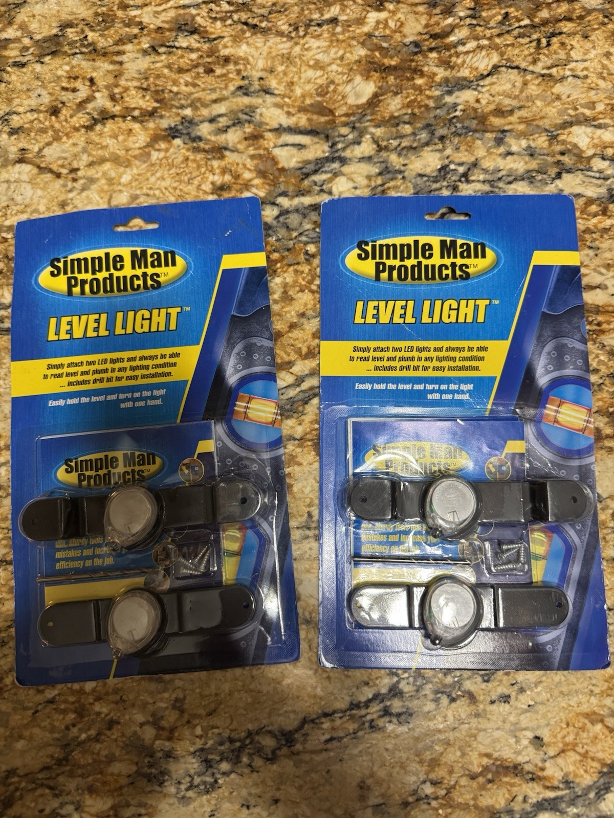 Lot of (2) Sets of (2) Simple Man Products Level Light NIP