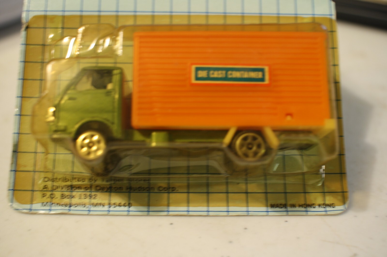 Vintage Dayton-Hudson Corp,  TRUCK Pencil Sharpener Diecast metal  HK 1/72  (E)