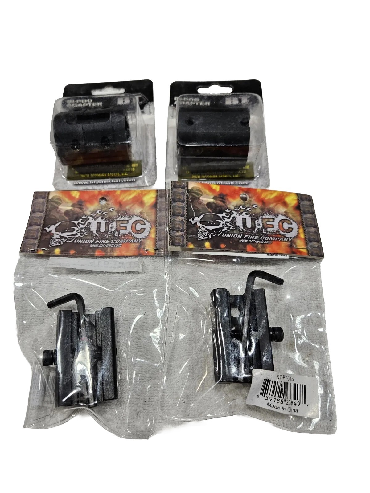 New BT Paintball Gun Grip Barrel Bipod Adapter Parts Lot Free Shipping