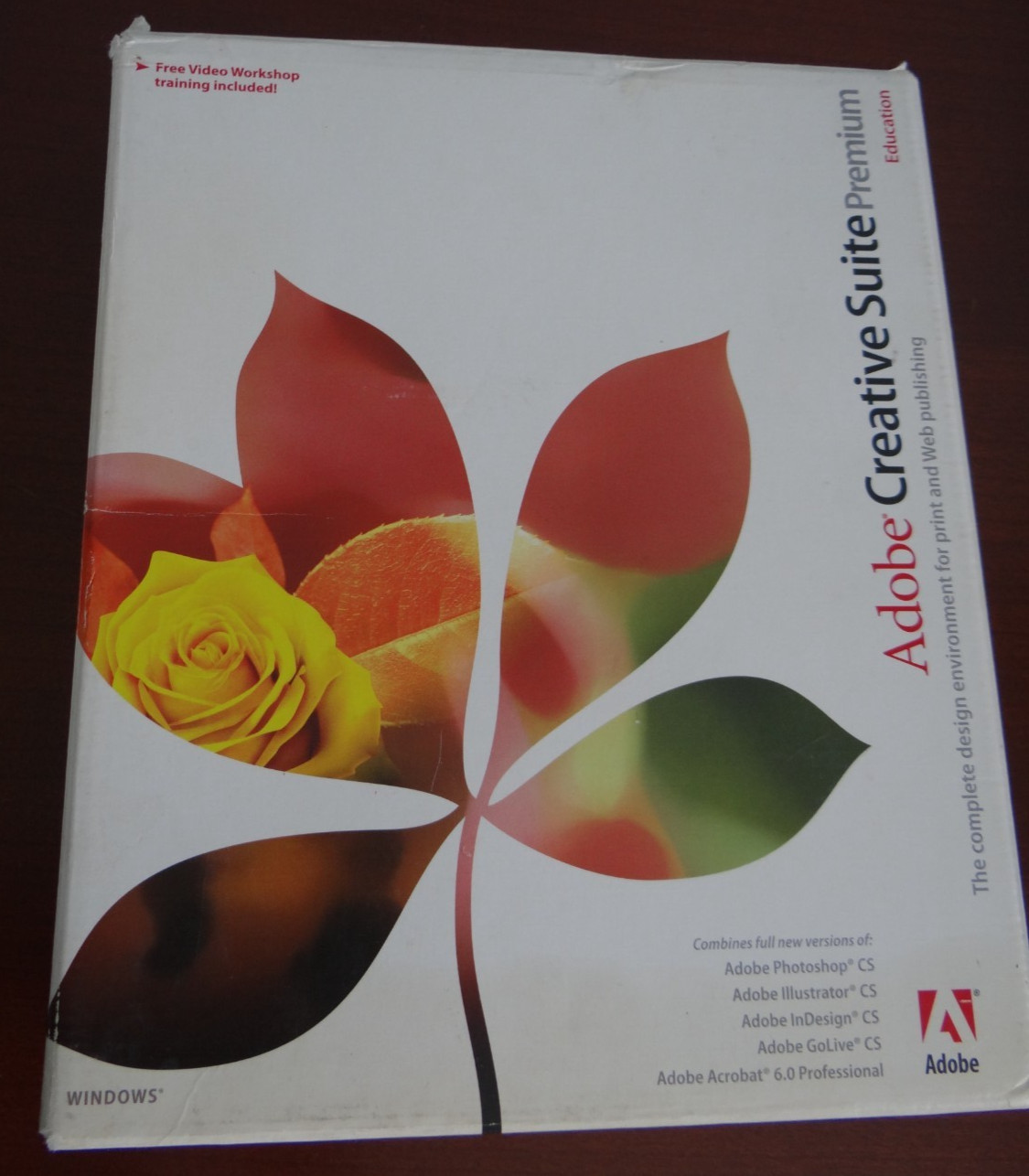 Adobe Creative Suite Premium Education For Windows w/ Serial Numbers 2004