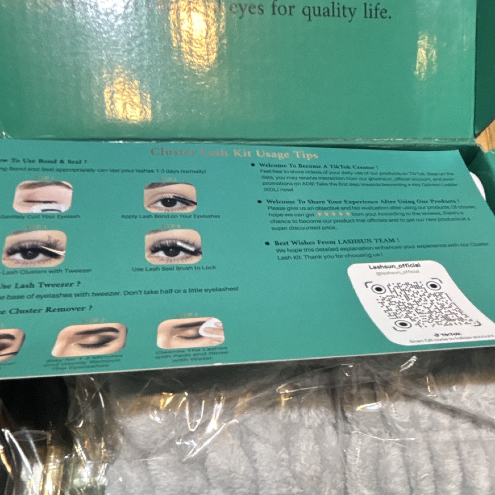 Lashsun Eyelash Extension Kit, Green Box, Kit