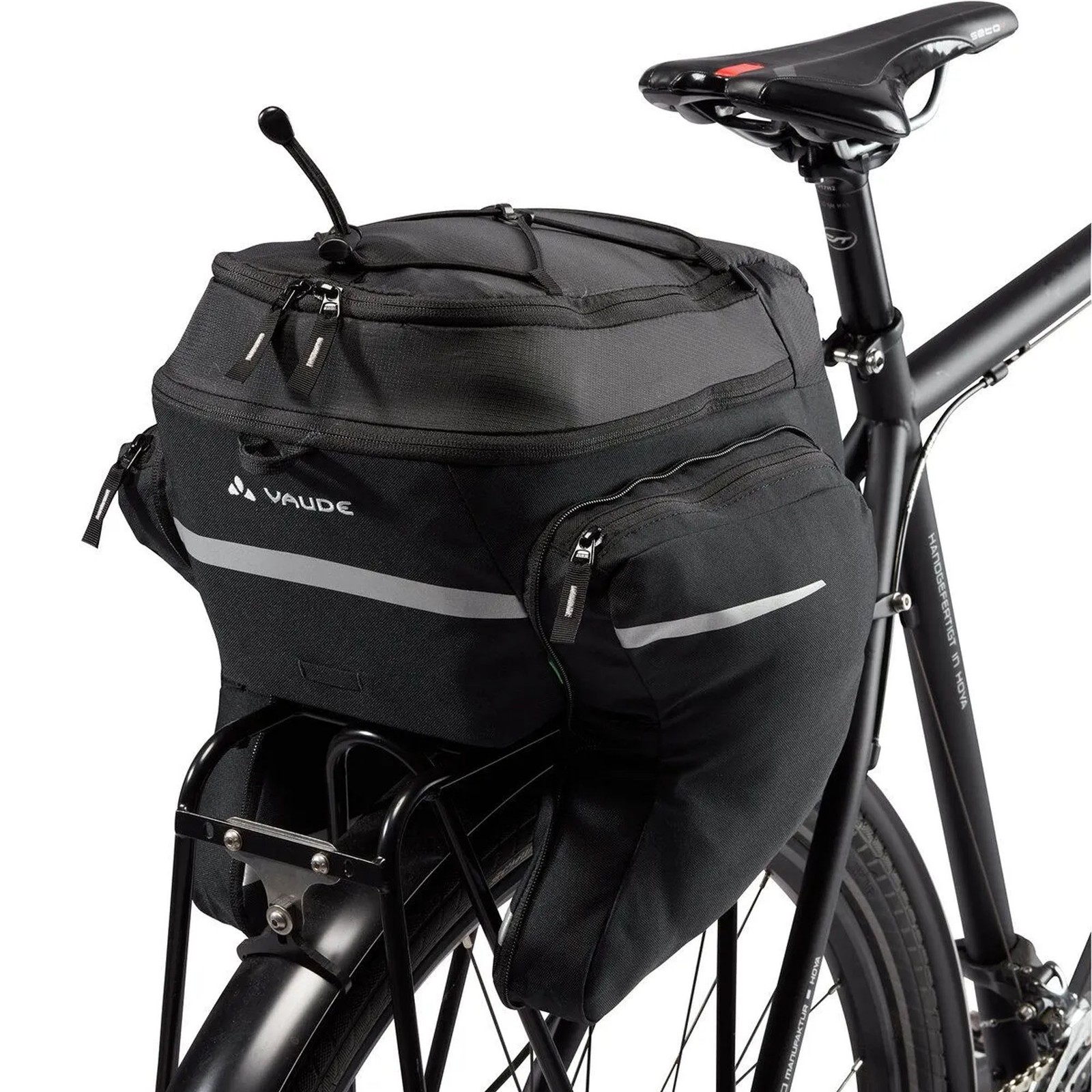 Vaude Silkroad Plus Snap-It Trunk Bag - Black
