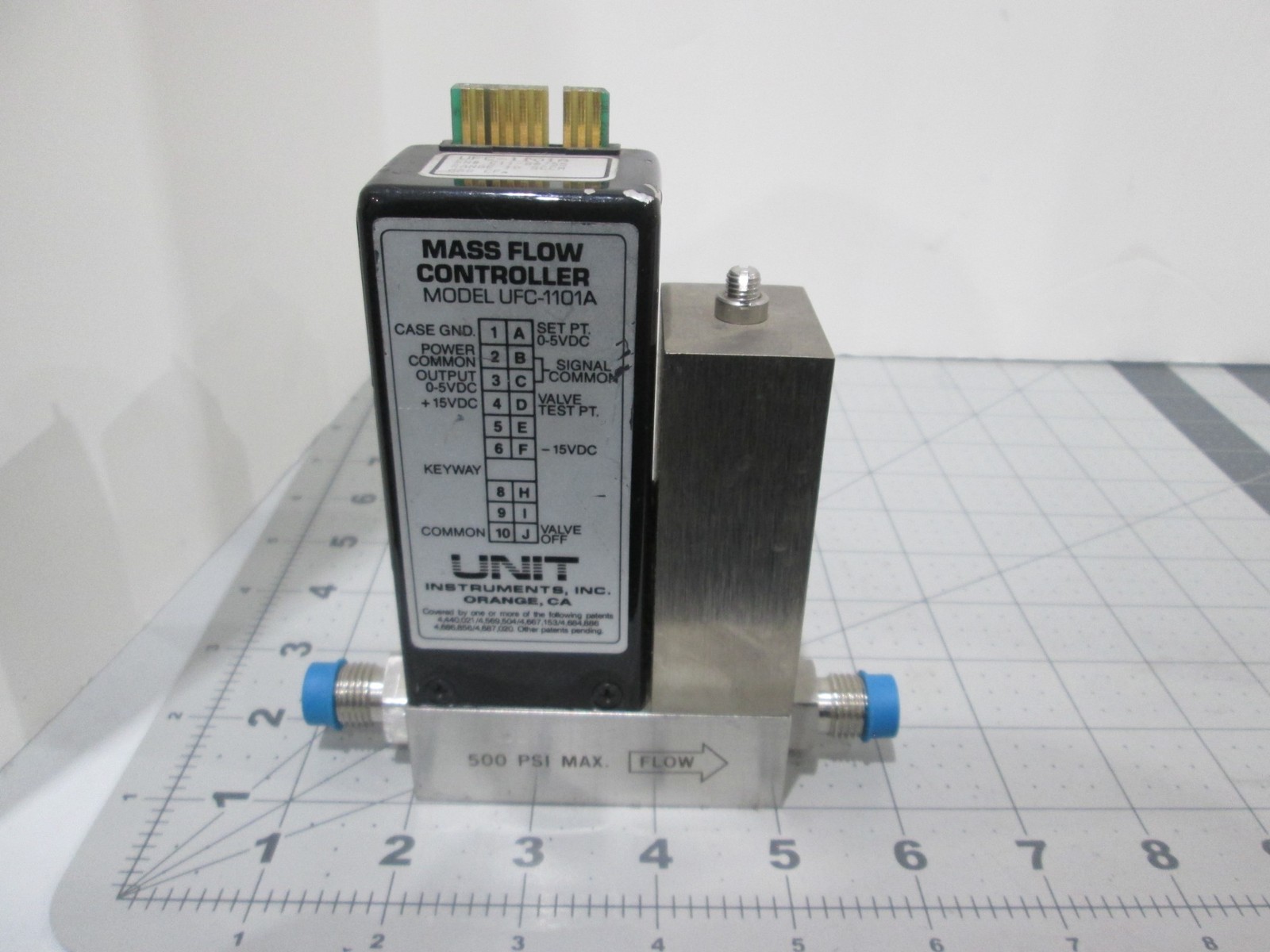 Unit, UFC-1101A, Mass Flow Controller, CF4, 10 SCCM, Used