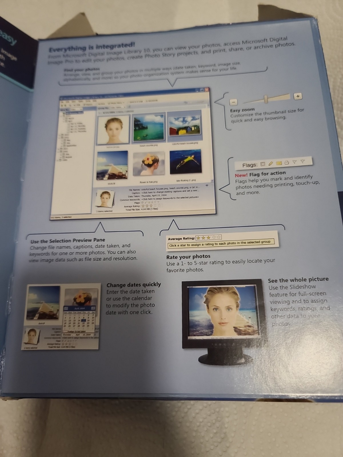 Microsoft Digital Image Suite 10 Photo Editing Software Windows CD English