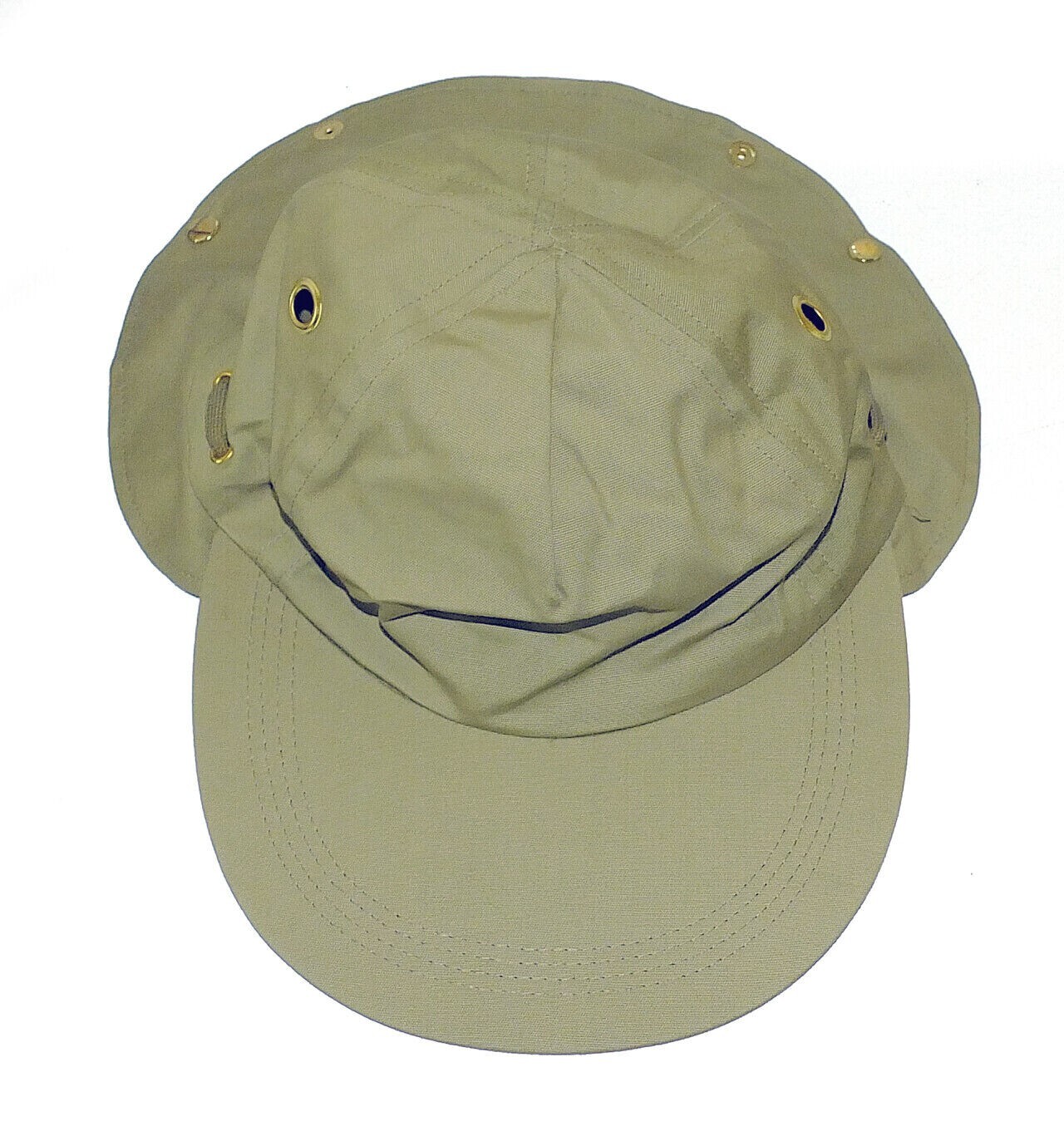 NEW FISHING SUN CAP with REAR FLAP, GREEN Color, KEY WEST - XL