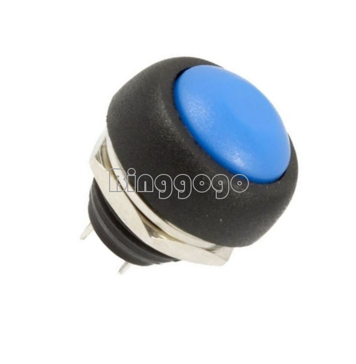 2/5pcs 6 colors 12mm mini round switch waterproof momentary on/off push button