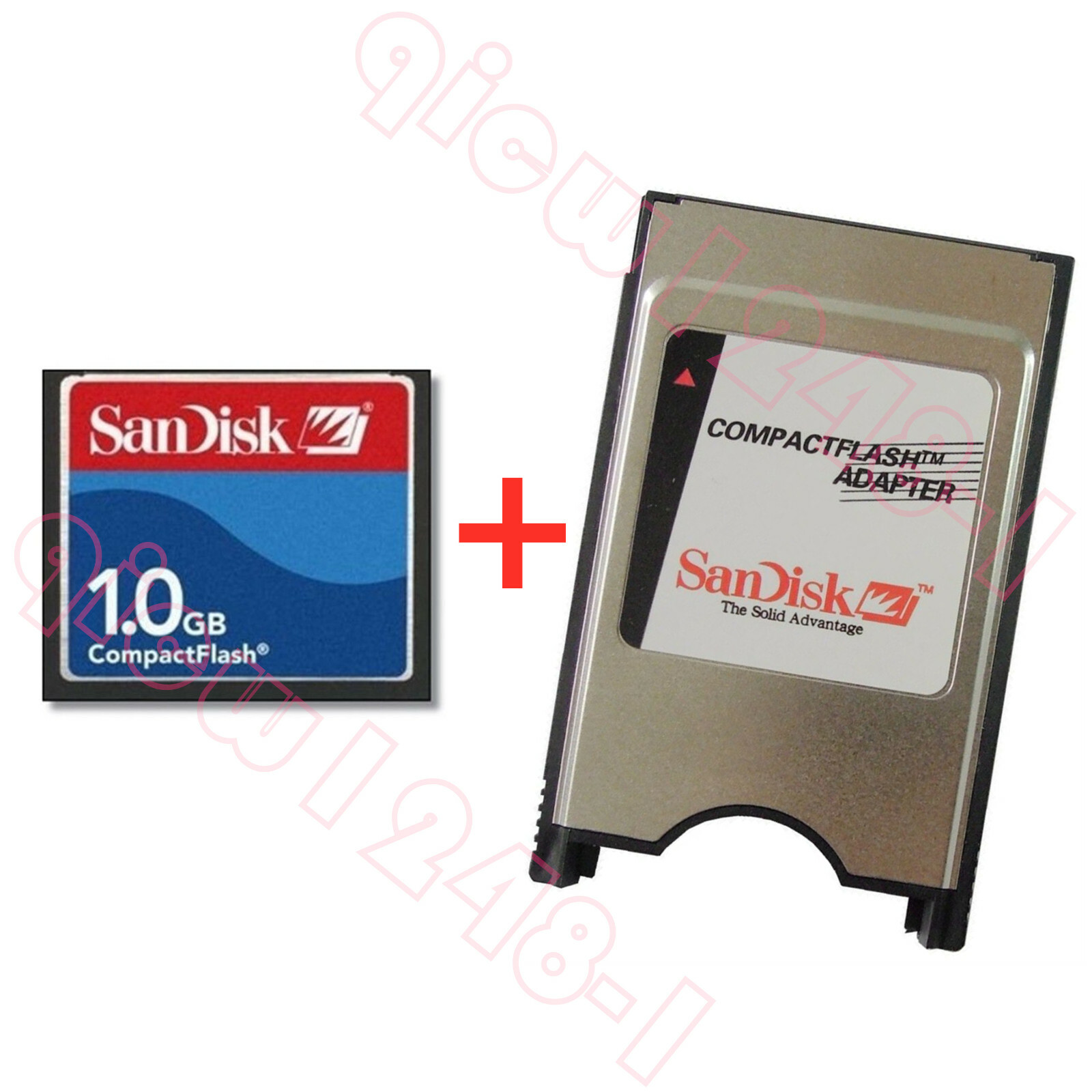 1.0GB CNC CF Compact Flash card+CF-PCMCIA Adapter  For CNC ATA PC Adapter FANUC