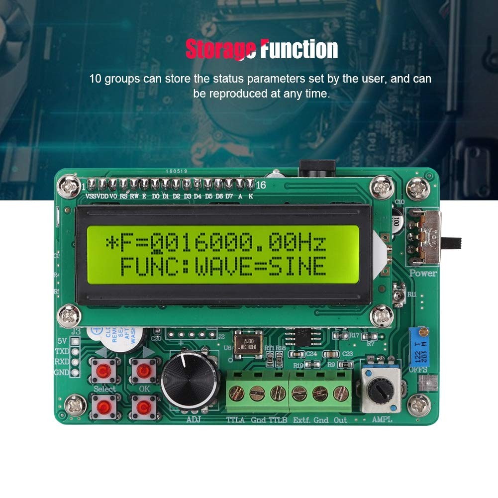 FY1005S Digital DDS Signal Generator, 5MHz Function Source Default