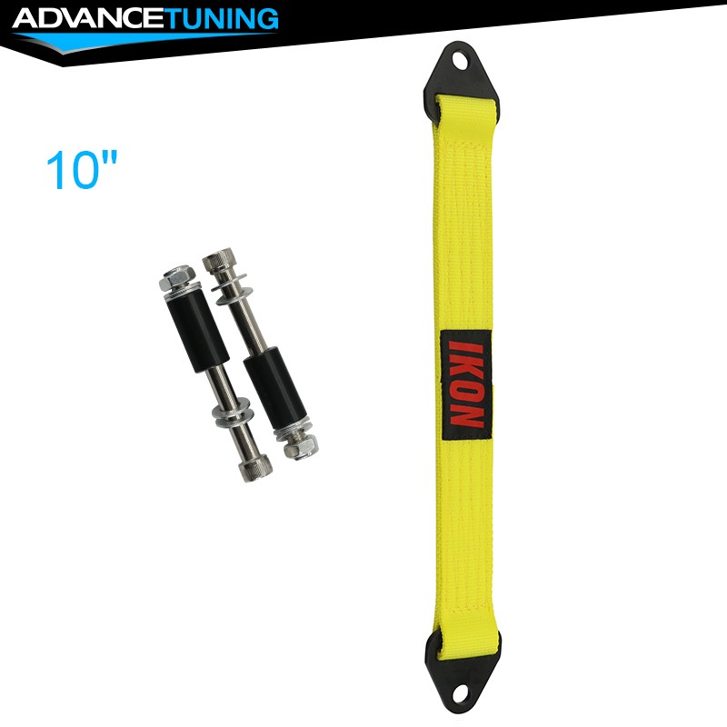 Fits Universal 18" Limit Strap Shock Suspension Travel 4 Layers Webbing Yellow