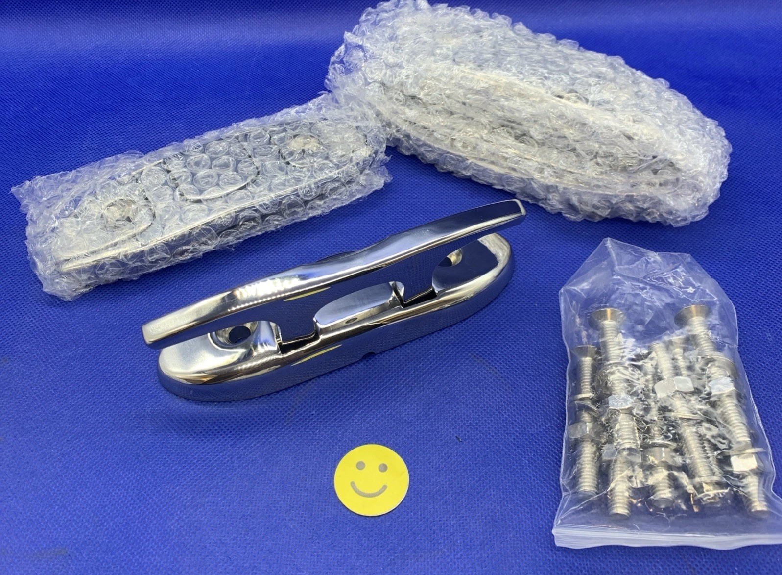 🔥4x ORLANG 316 Stainless Steel 6”Folding Boat Cleat - Chrome