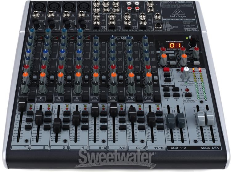 Behringer Xenyx X1622USB Mixer with USB and Effects
