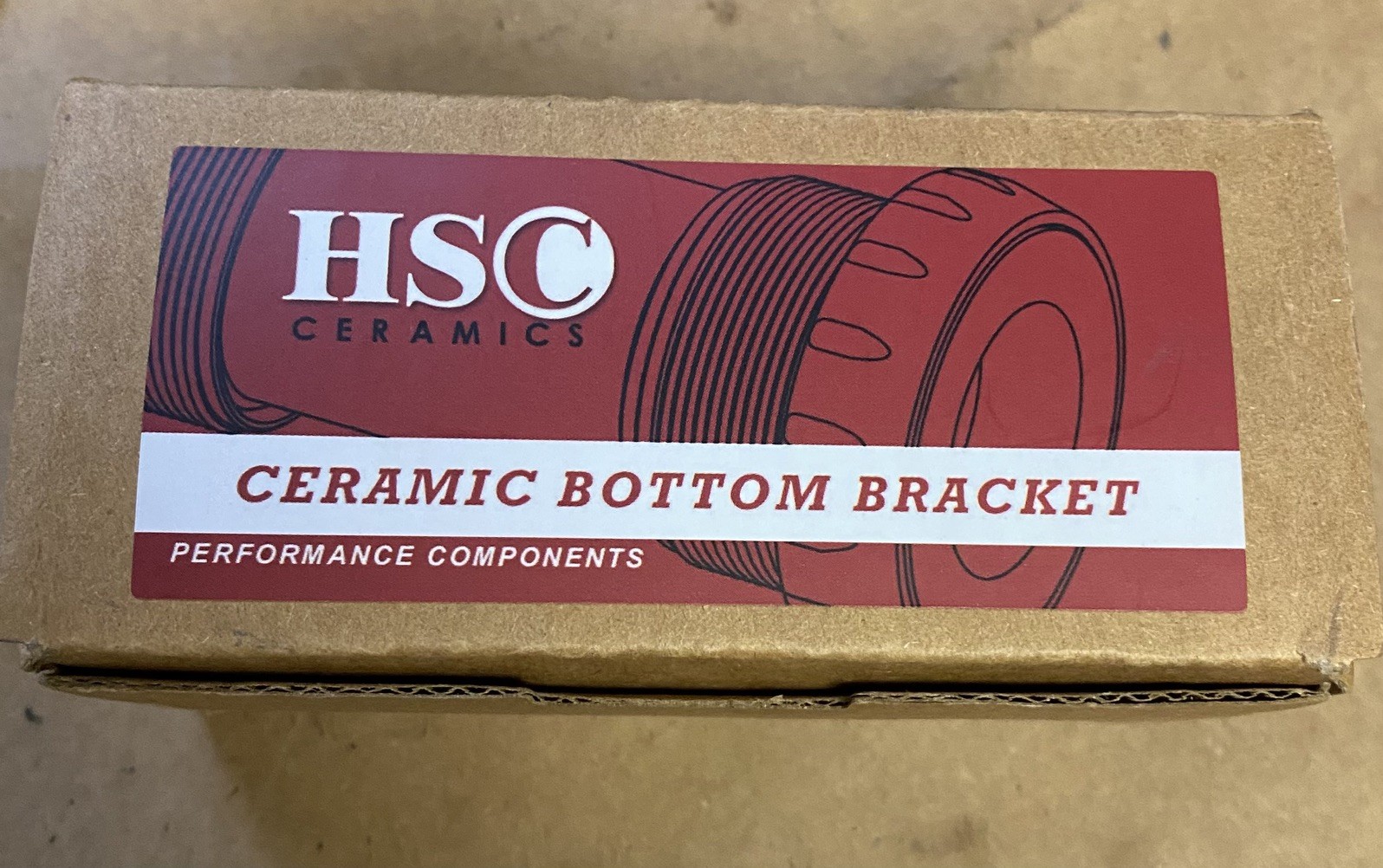 BSA English Thread Bottom Bracket Fits SRAM GXP  w Ceramic Bearing-HSC Ceramics