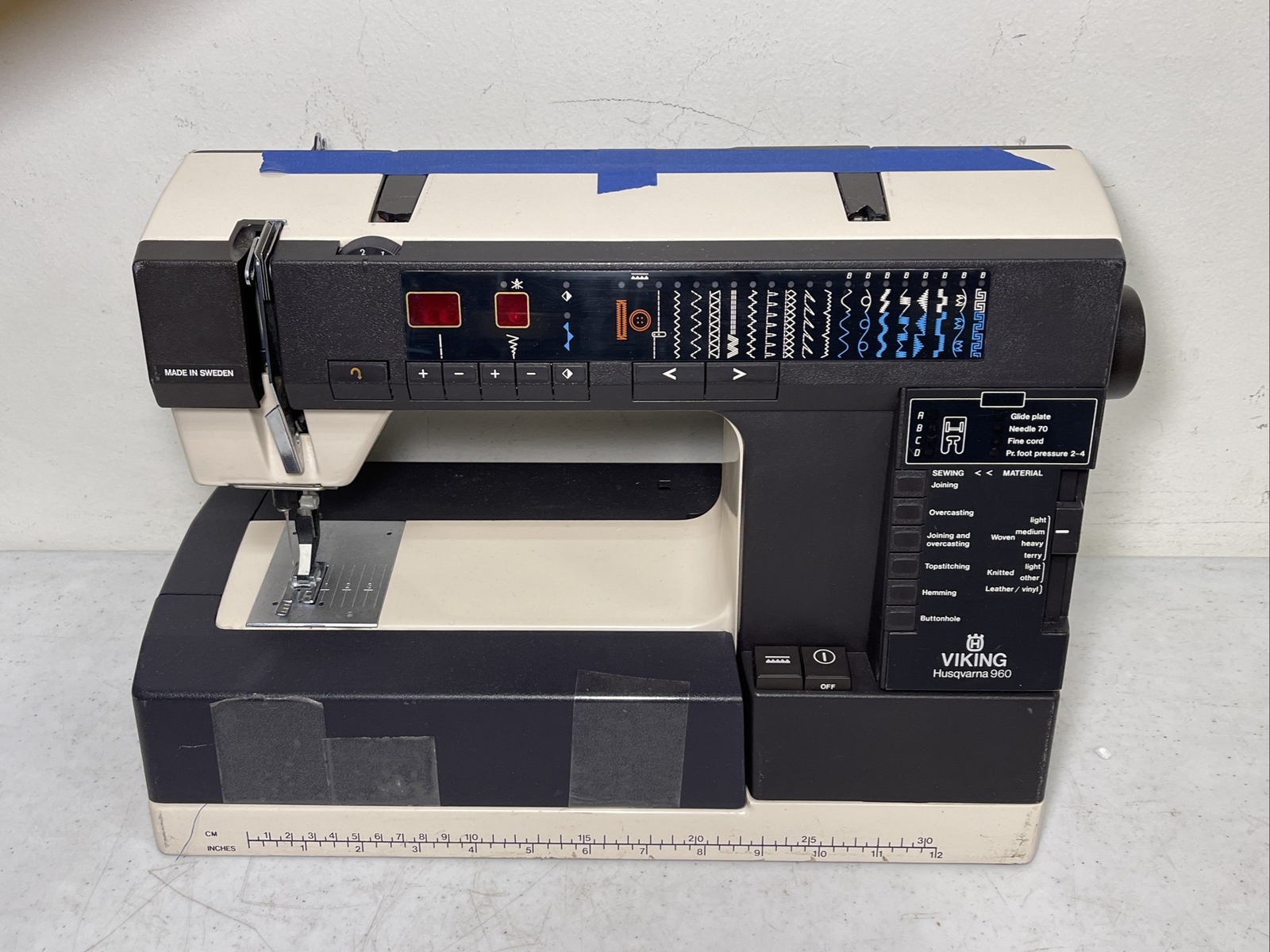Vintage Husqvarna Viking 960 Computerized Embroidery Machine Sewing Machine