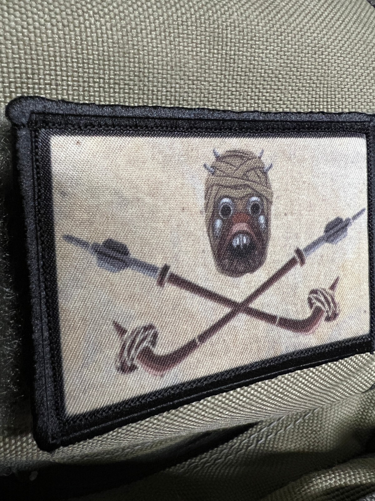 Subdued USA Flag Wolverines Morale Patch Tactical ARMY Hook Military Red Dawn