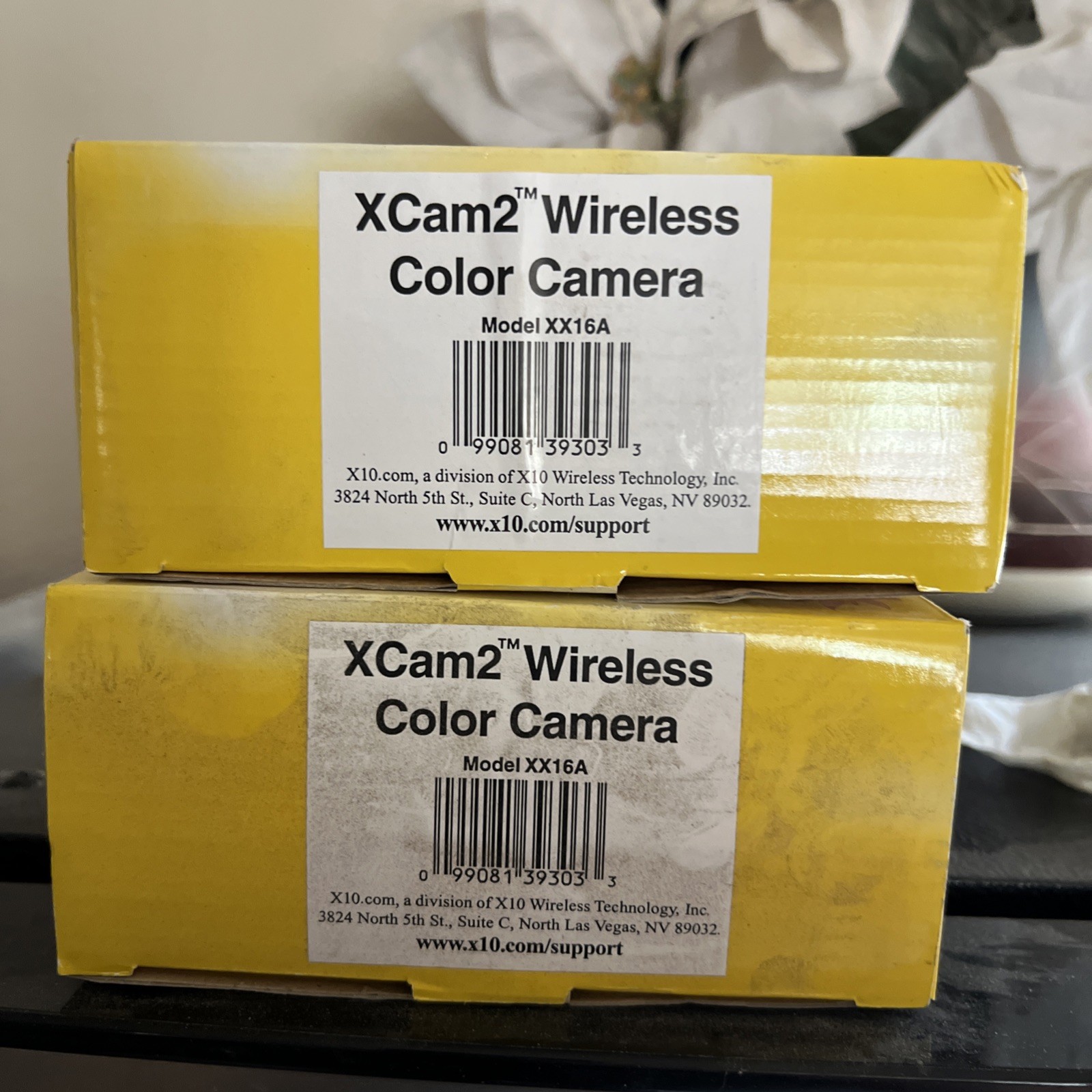 Lot Of 2. X-10 2.4GHz Anywhere Camera XX16A-C - New In Box