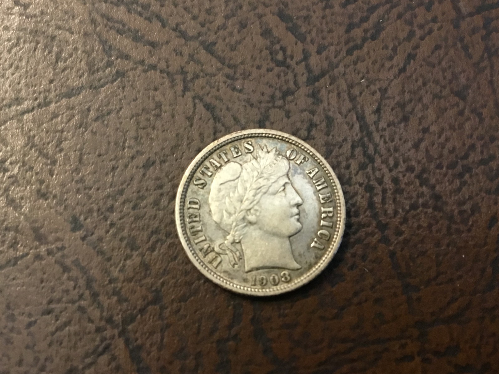 1908 S Barber Dime