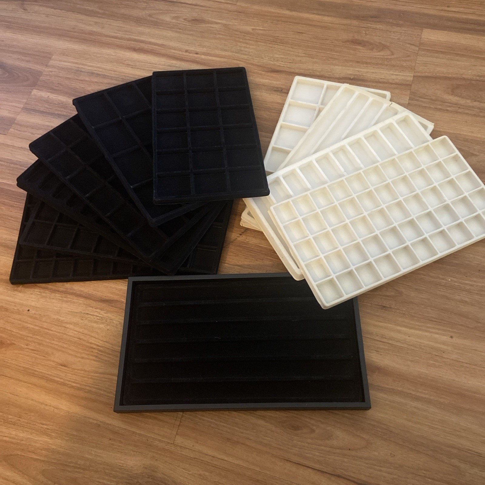 Jewelry Display Felt Inserts For Showcase 11 Inserts And 1 Tray For Inserts
