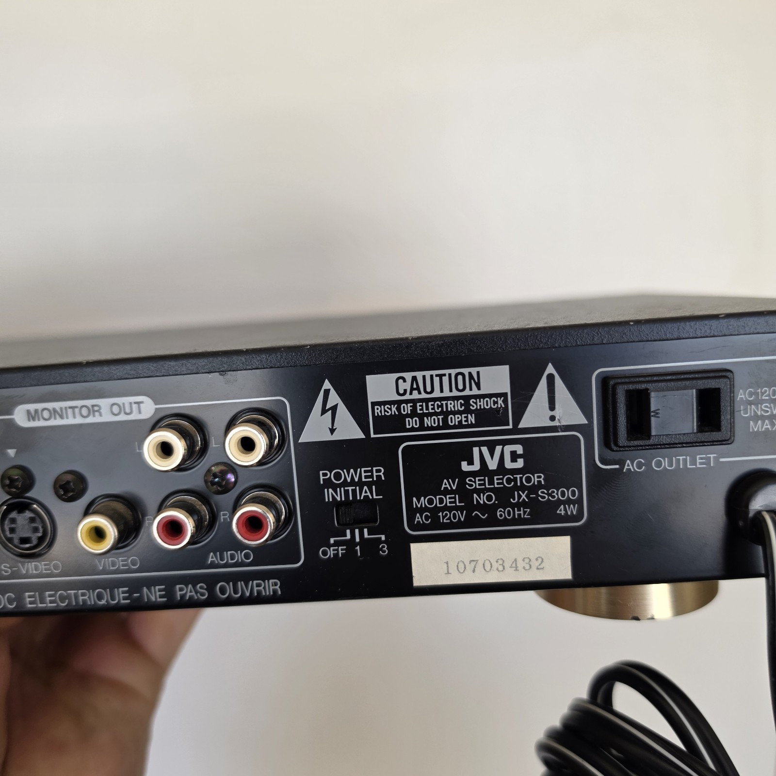 JVC JX-S300 Audio Video Selector No Remote / Tested