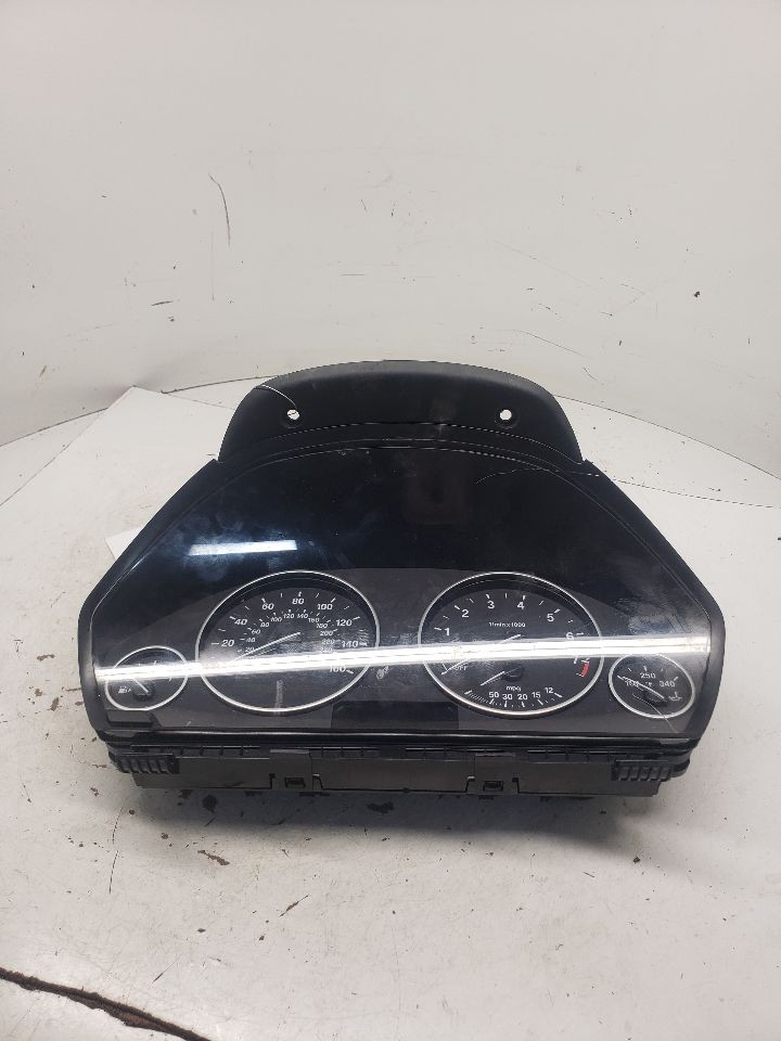 Used Speedometer Gauge fits: 2016 Bmw 320I Sdn MPH Base w/o head-up display w/di