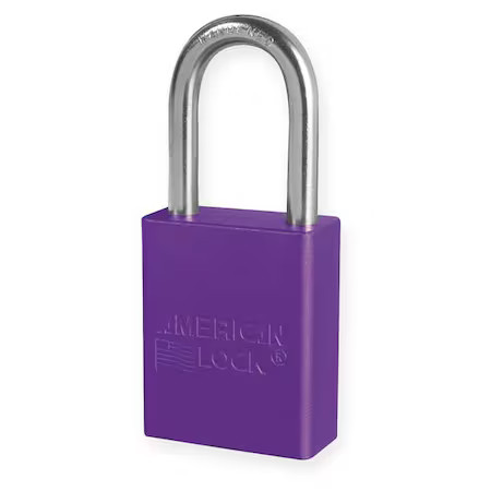 American Lock A1106prp Lockout Padlock, Keyed Different, Anodized Aluminum, 1