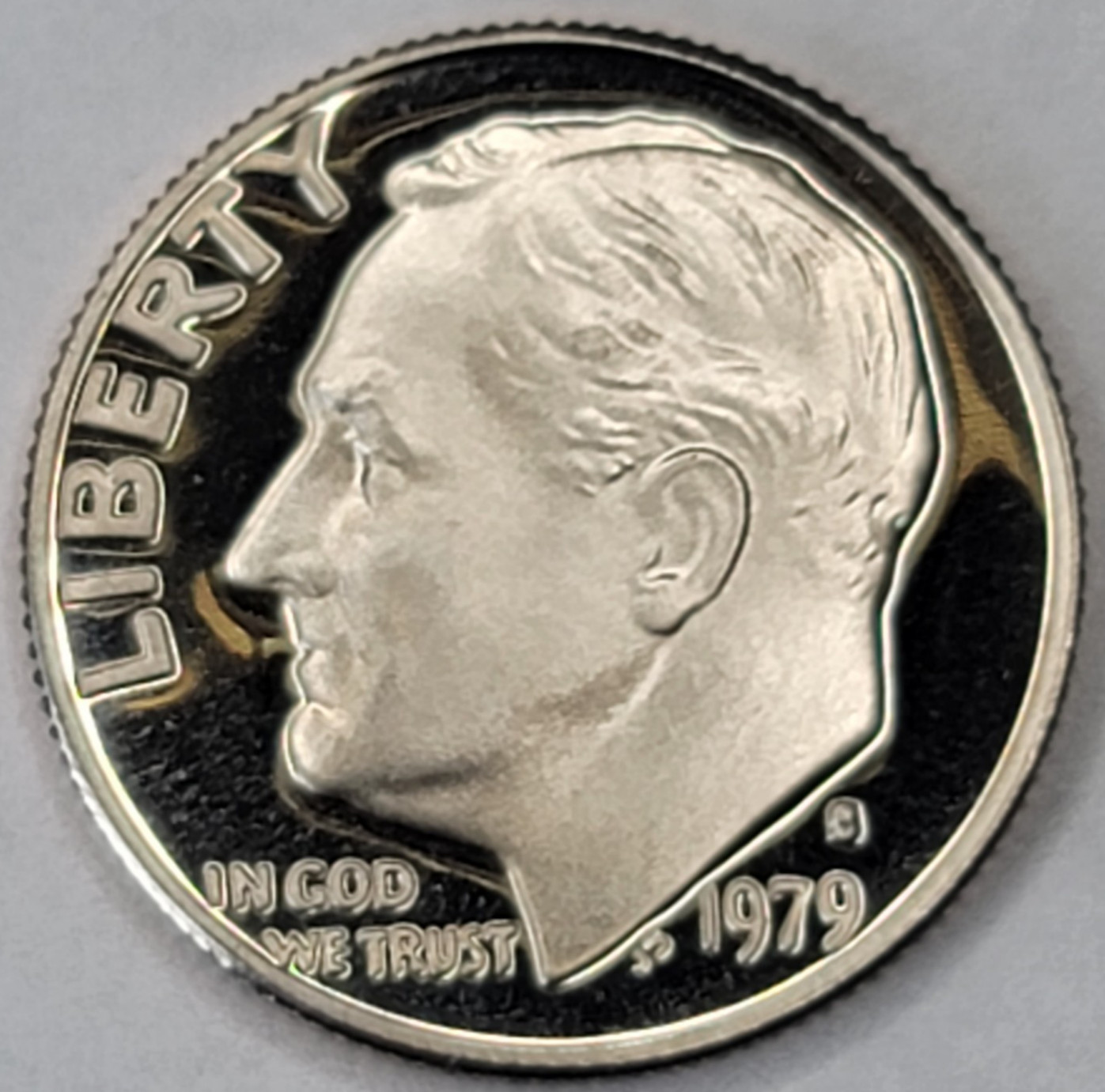 1979 S Gem Proof DCAM Roosevelt Dime - CN-Clad
