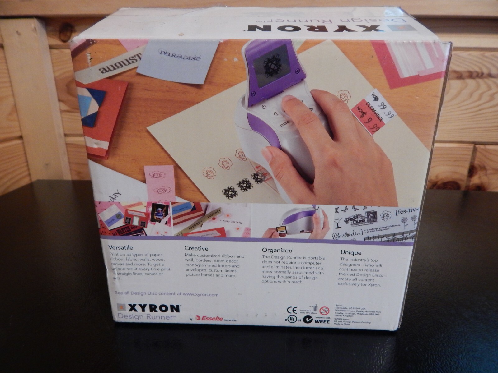 Xyron 24139 Design Runner Handheld Cordless Printer