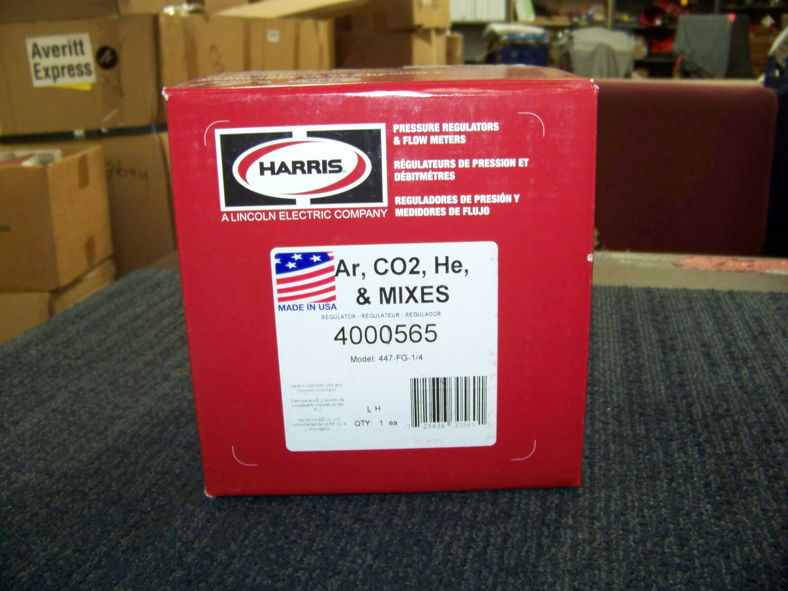 Harris Regulator AR, CO2, He & Mixes 400565 447-FG-1/4 New