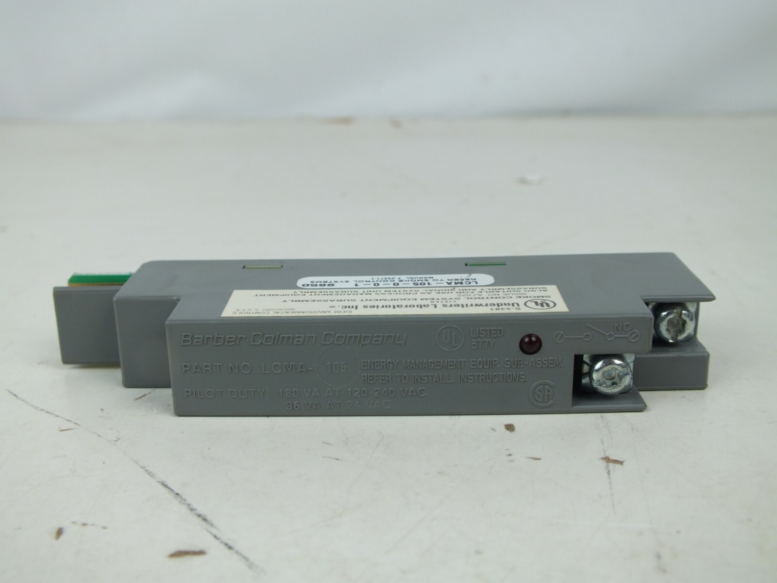 New Barber-Colman LOMA-105 Relay Module Smoke Control