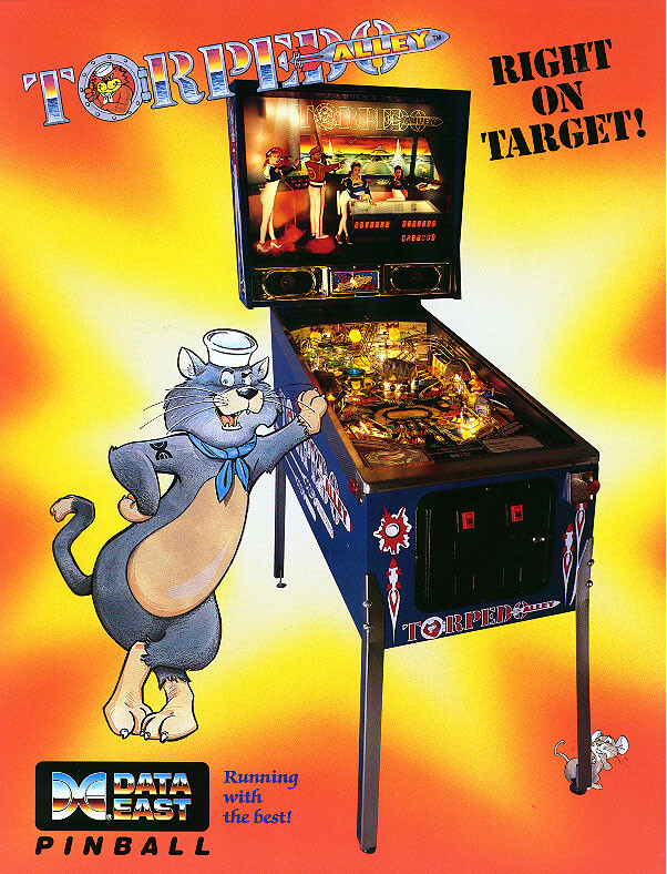 Torpedo Alley Pinball (Data East) - ROM Upgrade chip set