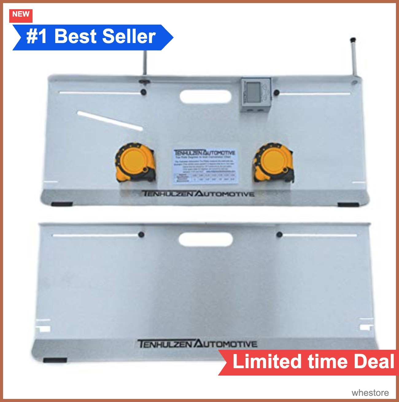 2 Wheel Alignment Tool Camber Caster Toe Plates All In One Automotive Wheel