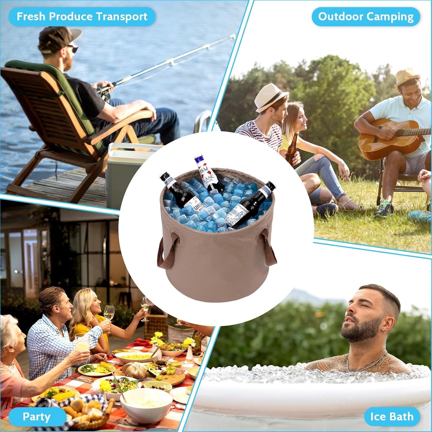 360PC Reusable Ice Cubes Refreezable Ice Cubes Reusable Ice Cubes