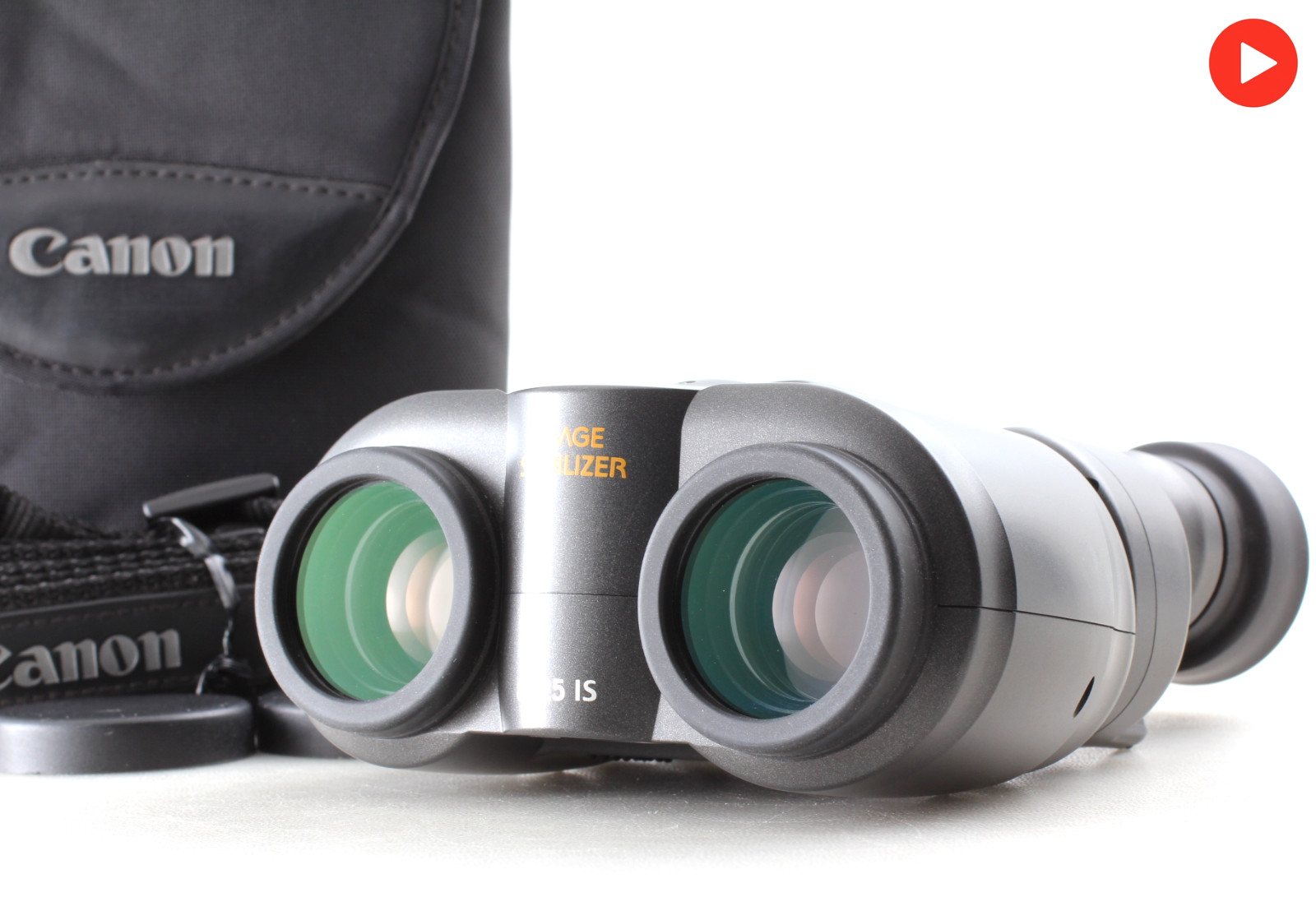 [MINT w/ Case] Canon 8x25 IS Image Stabilization Binoculars Tested From JAPAN