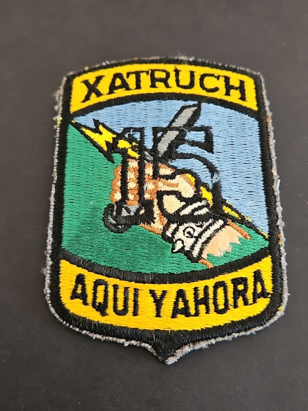 RARE VINTAGE  HONDURAS XATRUCH AQUI YAHORA #15 PATCH