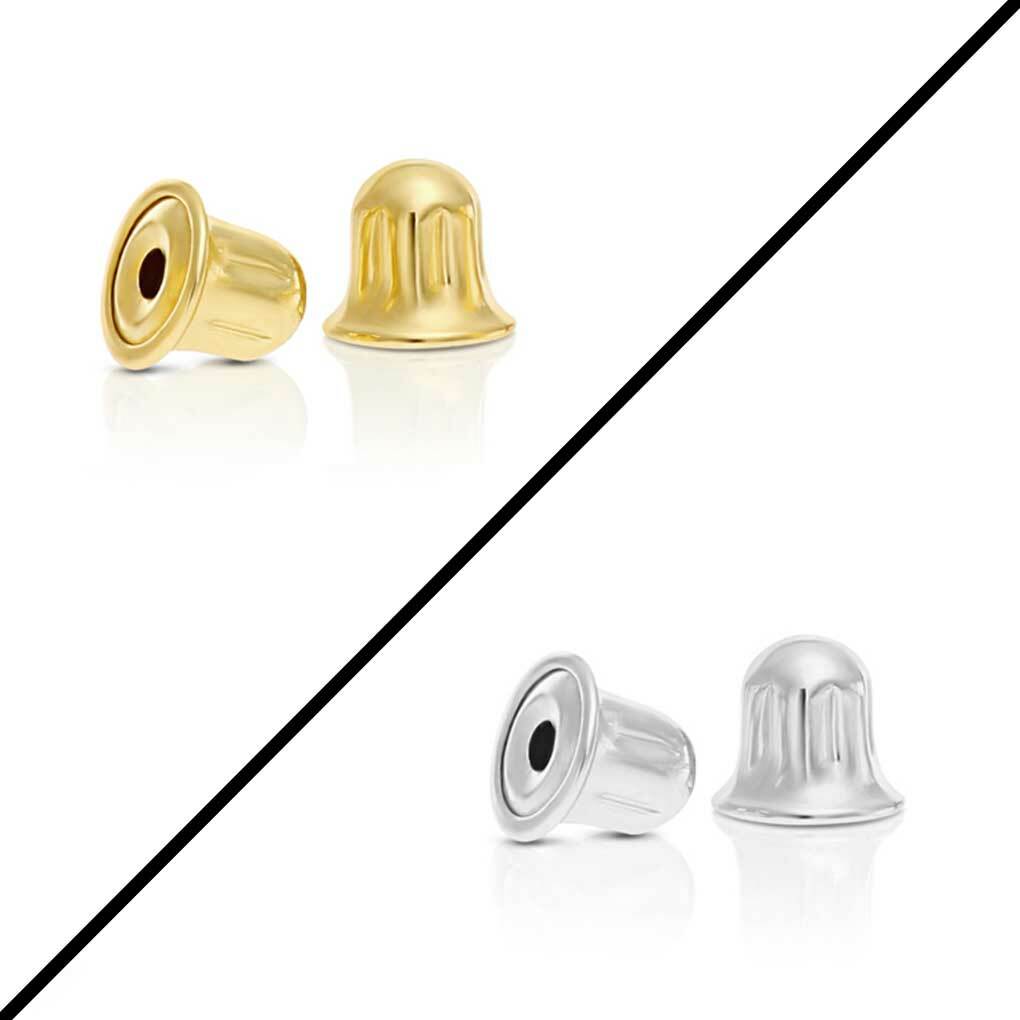 14K Real Solid Gold Replacement Screw Backs For TILO Jewelry Stud Earrings ONLY