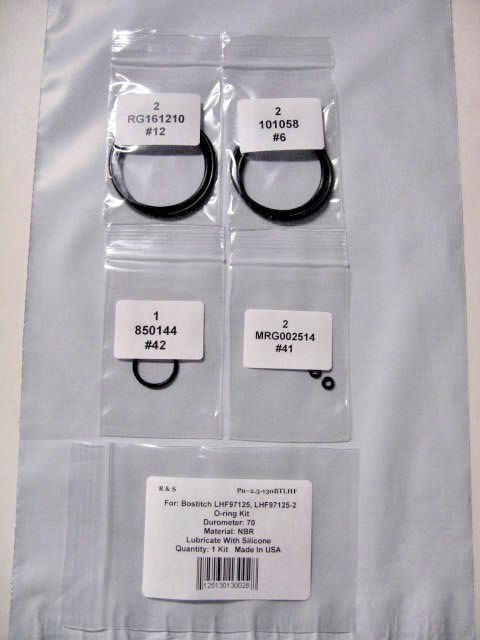 Bostitch LHF97125 & LHF97125-2 Flooring Stapler O-ring Kit / R&S 2.5-130BTLHF