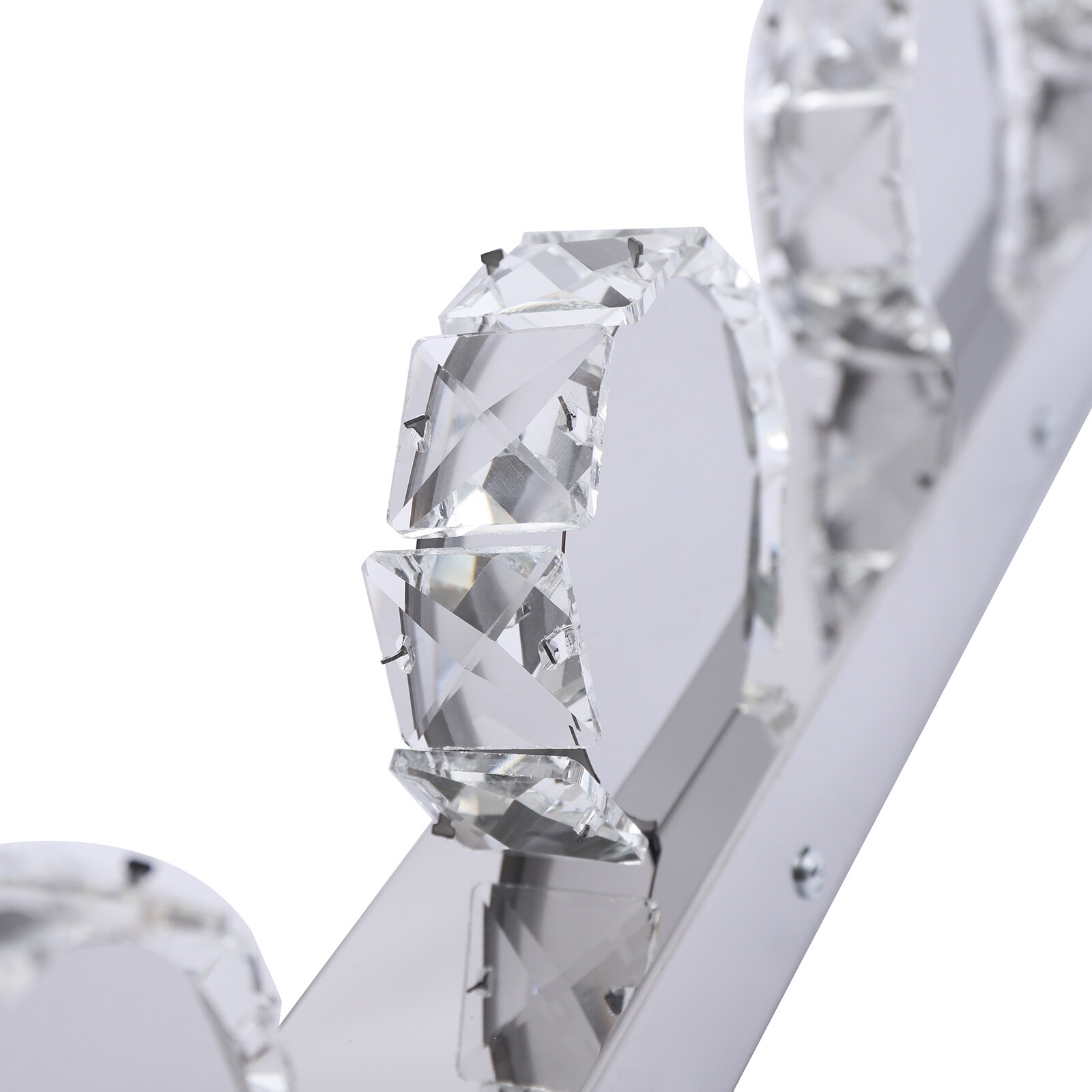 Modern LED Crystal Mirror Light Front Wall Lamp Bathroom Vanity Light Fixture