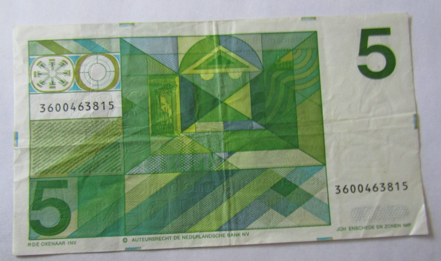 NETHERLANDS, 5 GULDEN, P#95a, 1973
