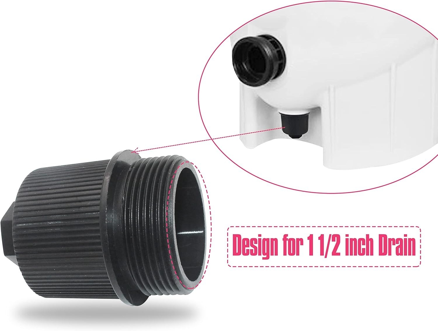 Drain Plug Cap Assembly Replaces 190030 Fits for Pool√